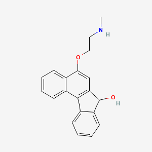 5-[2-(Methylamino)ethoxy]-7H-benzo[C]fluoren-7-OL