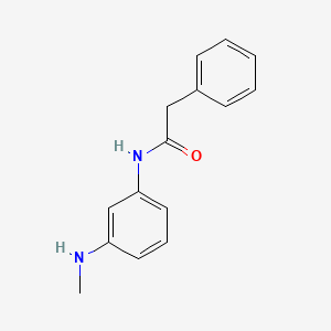 molecular formula C15H16N2O B14353306 N-[3-(Methylamino)phenyl]-2-phenylacetamide CAS No. 95384-53-5