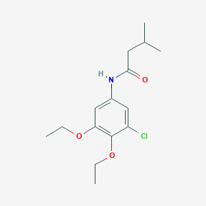 N-(3-Chloro-4,5-diethoxyphenyl)-3-methylbutanamide