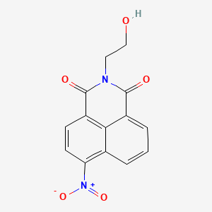 2-(2-hydroxyethyl)-6-nitro-1H-benzo[de]isoquinoline-1,3(2H)-dione