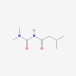 B143534 N-(dimethylcarbamoyl)-3-methylbutanamide CAS No. 128937-22-4