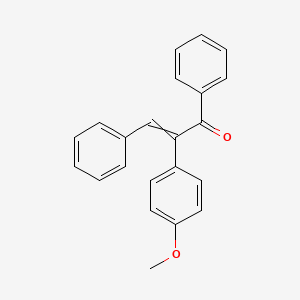 2-(4-Methoxyphenyl)-1,3-diphenylprop-2-en-1-one