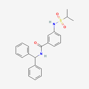 N-(Diphenylmethyl)-3-[(propane-2-sulfonyl)amino]benzamide