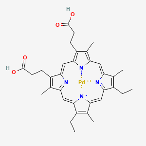molecular formula C34H36N4O4Pd B1435368 Pd(II) Mesoporphyrin IX CAS No. 40680-45-3