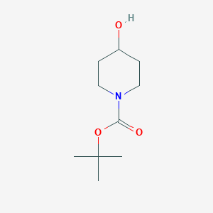 molecular formula C10H19NO3 B143537 叔丁基4-羟基哌啶-1-羧酸酯 CAS No. 109384-19-2