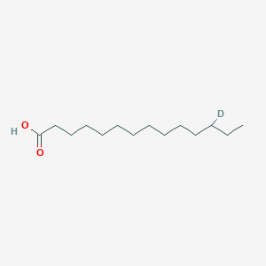 Tetradecanoic-12-d1 acid