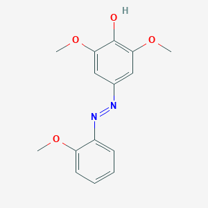 2,6-Dimethoxy-4-[2-(2-methoxyphenyl)hydrazinylidene]cyclohexa-2,5-dien-1-one