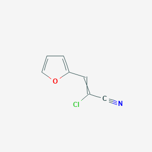 2-Chloro-3-(furan-2-yl)prop-2-enenitrile