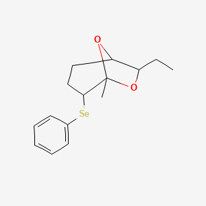 7-Ethyl-5-methyl-4-phenylselanyl-6,8-dioxabicyclo[3.2.1]octane