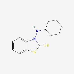 3-(Cyclohexylamino)-1,3-benzothiazole-2(3H)-thione