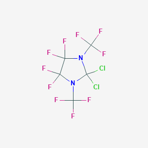 2,2-Dichloro-4,4,5,5-tetrafluoro-1,3-bis(trifluoromethyl)imidazolidine