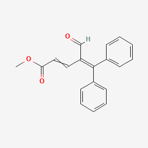 Methyl 4-formyl-5,5-diphenylpenta-2,4-dienoate