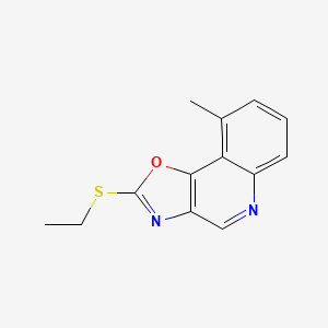 2-(Ethylsulfanyl)-9-methyl[1,3]oxazolo[4,5-c]quinoline