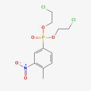 Bis(2-chloroethyl) (4-methyl-3-nitrophenyl)phosphonate