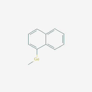 Methyl(naphthalen-1-yl)-lambda~2~-germane