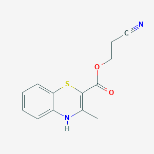 2-Cyanoethyl 3-methyl-4H-1,4-benzothiazine-2-carboxylate