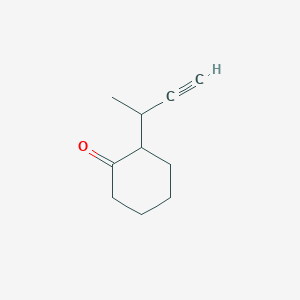 2-(But-3-yn-2-yl)cyclohexan-1-one