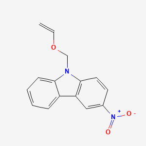 9H-Carbazole, 9-[(ethenyloxy)methyl]-3-nitro-