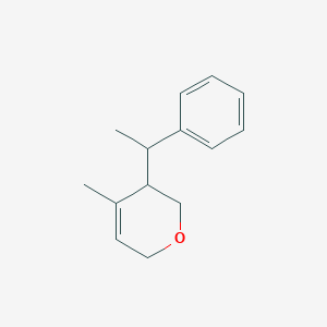 4-Methyl-3-(1-phenylethyl)-3,6-dihydro-2H-pyran