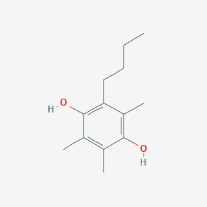 2-Butyl-3,5,6-trimethylbenzene-1,4-diol