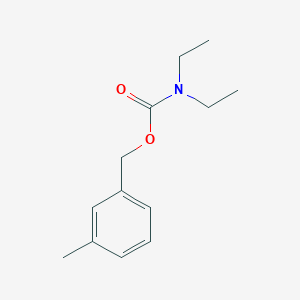 (3-methylphenyl)methyl N,N-diethylcarbamate