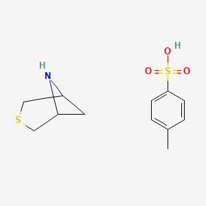 molecular formula C12H17NO3S2 B1435459 3-Thia-6-azabicyclo[3.1.1]heptane 4-methylbenzenesulfonate CAS No. 1520084-15-4