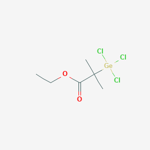 Ethyl 2-methyl-2-(trichlorogermyl)propanoate