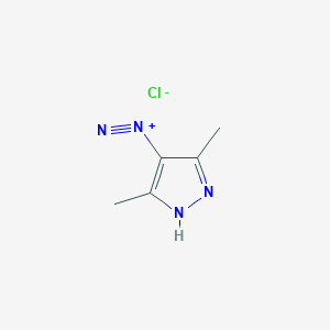 3,5-Dimethyl-1H-pyrazole-4-diazonium chloride