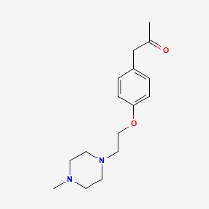 1-{4-[2-(4-Methylpiperazin-1-yl)ethoxy]phenyl}propan-2-one