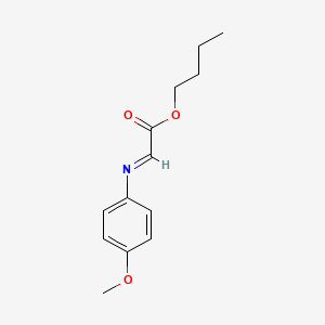 Butyl (2E)-[(4-methoxyphenyl)imino]acetate