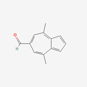 molecular formula C13H12O B14355082 4,8-Dimethylazulene-6-carbaldehyde CAS No. 91813-89-7