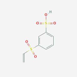 3-(Ethenesulfonyl)benzene-1-sulfonic acid