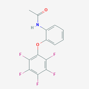 N-[2-(Pentafluorophenoxy)phenyl]acetamide