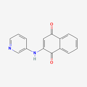 2-[(Pyridin-3-yl)amino]naphthalene-1,4-dione