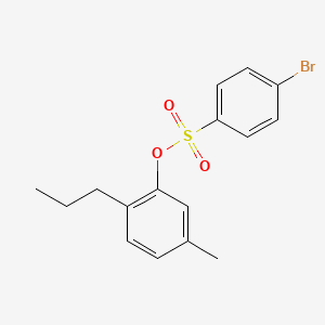 5-Methyl-2-propylphenyl 4-bromobenzenesulfonate