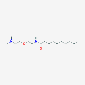 N-{1-[2-(Dimethylamino)ethoxy]propan-2-YL}decanamide