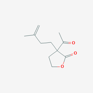 3-Acetyl-3-(3-methylbut-3-en-1-yl)oxolan-2-one