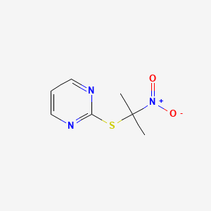 2-[(2-Nitropropan-2-yl)sulfanyl]pyrimidine