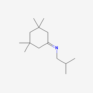 3,3,5,5-Tetramethyl-N-(2-methylpropyl)cyclohexan-1-imine