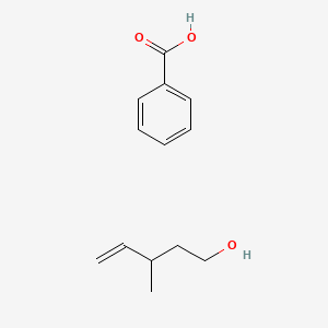 Benzoic acid;3-methylpent-4-en-1-ol