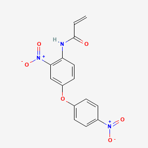 N-[2-Nitro-4-(4-nitrophenoxy)phenyl]prop-2-enamide