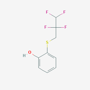 2-[(2,2,3,3-Tetrafluoropropyl)sulfanyl]phenol