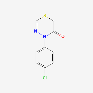 4-(4-Chlorophenyl)-4H-1,3,4-thiadiazin-5(6H)-one