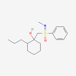 1-[(N-methyl-S-phenylsulfonimidoyl)methyl]-2-propylcyclohexan-1-ol