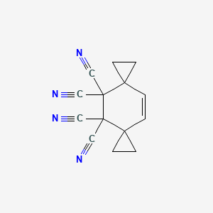 Dispiro[2.2.2~6~.2~3~]dec-9-ene-4,4,5,5-tetracarbonitrile