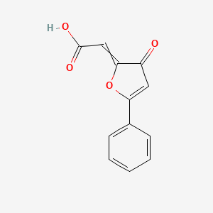 (3-Oxo-5-phenylfuran-2(3H)-ylidene)acetic acid