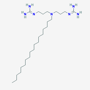 molecular formula C26H57N7 B14355405 N'',N'''-[(Octadecylazanediyl)di(propane-3,1-diyl)]diguanidine CAS No. 92759-97-2