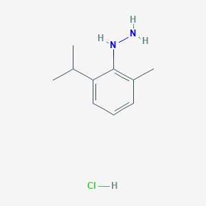 molecular formula C10H17ClN2 B1435569 [2-甲基-6-(异丙基)苯基]肼盐酸盐 CAS No. 1803601-93-5