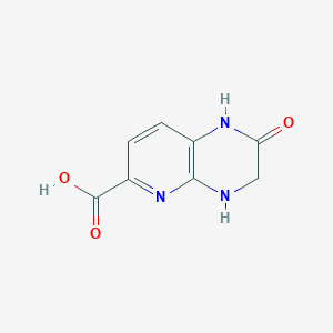 molecular formula C8H7N3O3 B1435574 2-氧代-1H,2H,3H,4H-吡啶并[2,3-b]哒嗪-6-羧酸 CAS No. 1803586-15-3