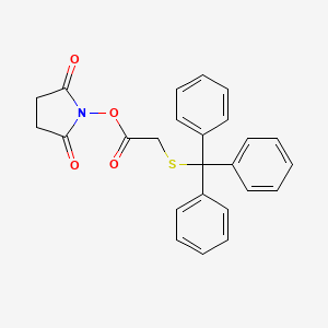 2,5-Pyrrolidinedione, 1-[[[(triphenylmethyl)thio]acetyl]oxy]-